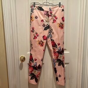 Ted Baker 🔥 London pink pants with beautiful flowers 🌺